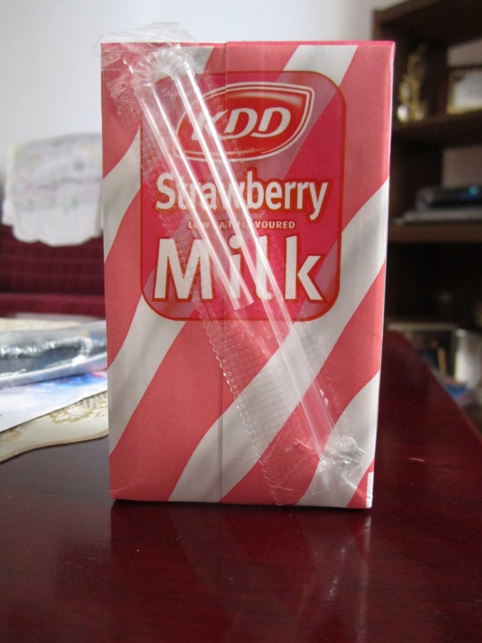 KDD Strawberry milk is the secret of my energy!